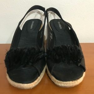 DressBarn Black Wedges